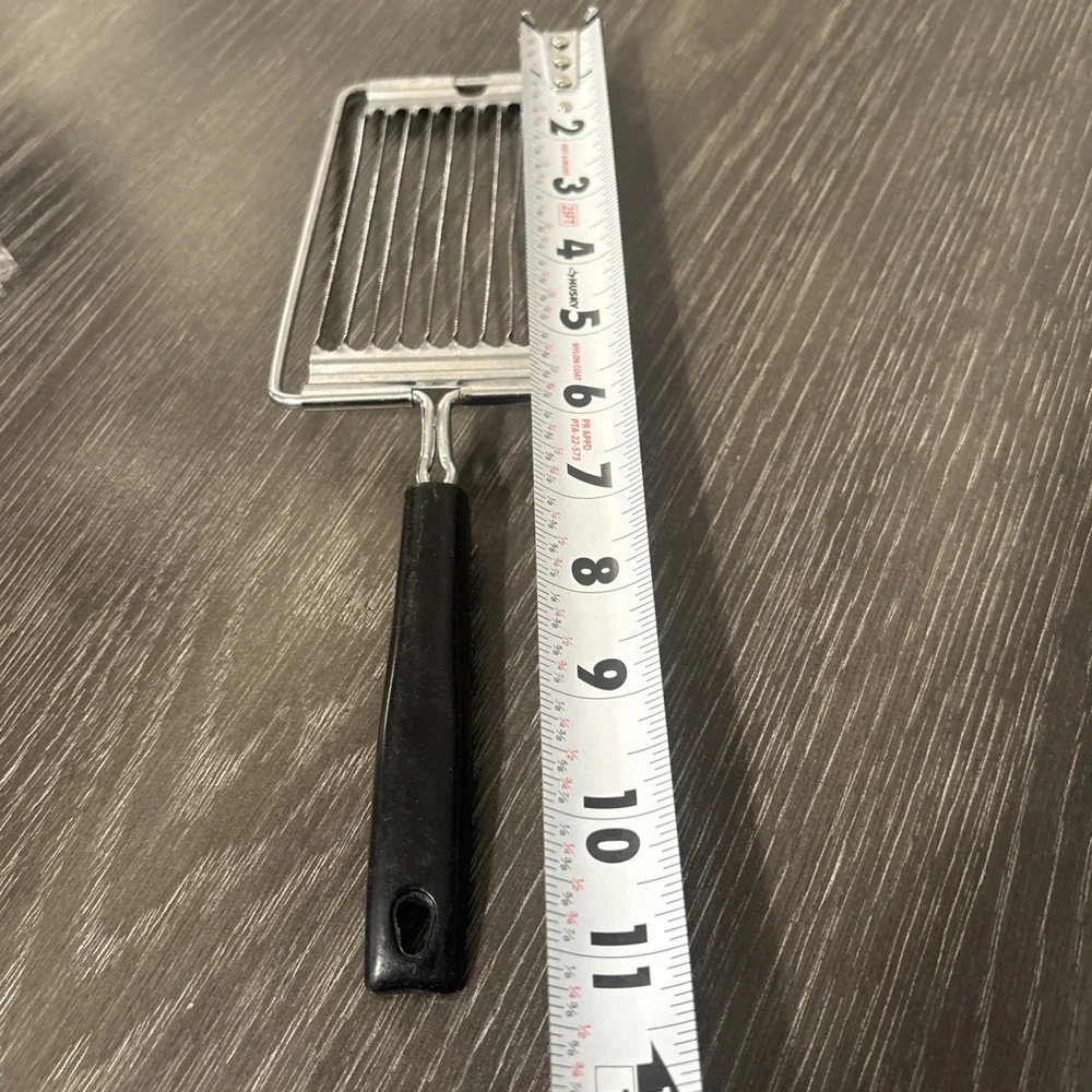 Vintage‎ Ekco Tomato Slicer with Black Handle Stainless USA